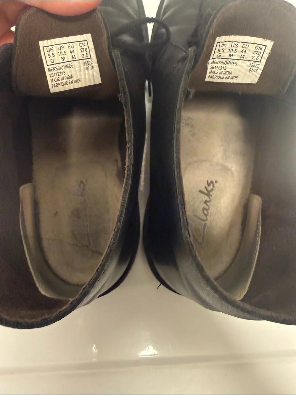 Clarks Bushacre 2 Men’s Black Leather Chukka Boots